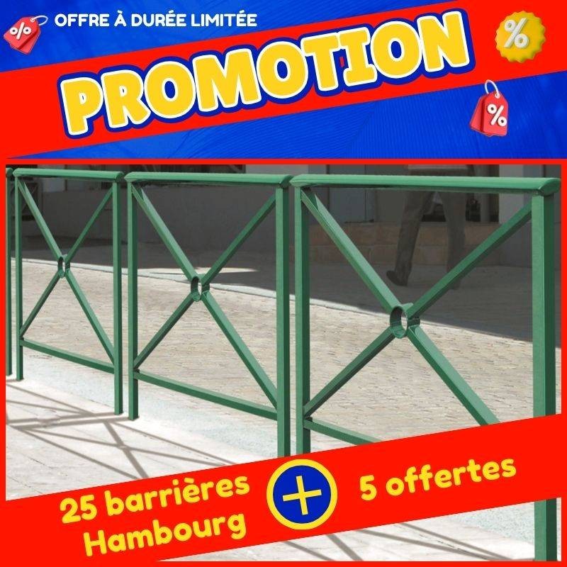 Lot de 25 barrières hambourg Lot de 25 barrières hambourg