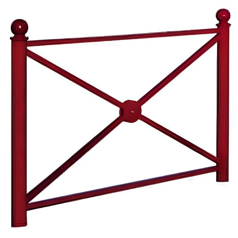 Barrière de protection métallique bordeaux Barrière de protection métallique bordeaux