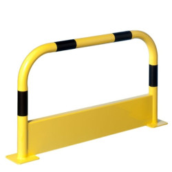 Barrière de protection droite avec plinthe