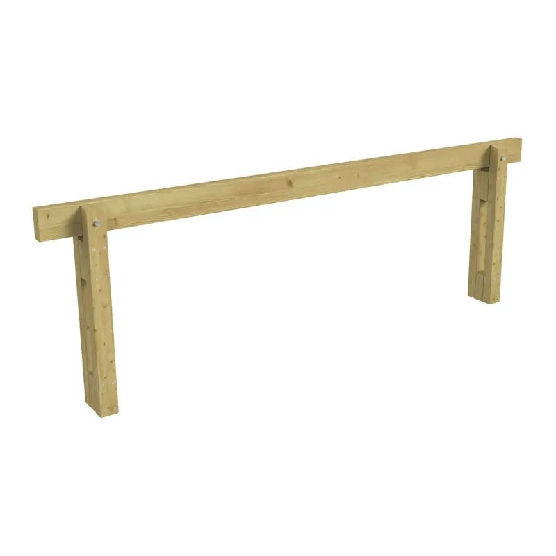 Barrière fixe sélective en bois 2 longueurs
